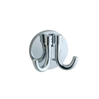 Smedbo NK356 1 1/2 in. Double Towel Hook in Polished Chrome from the Studio Collection